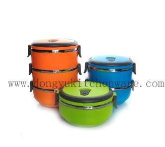Stainless Steel Food Warmer Lunch Box for Export - DY-B014