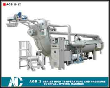 AGBII high temperature high pressure overfolw dyeing machine