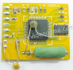 X360Run Yellow version Glitcher Board with 96MHZ Crystal Oscillator Build (slim version) for XBOX360 slim