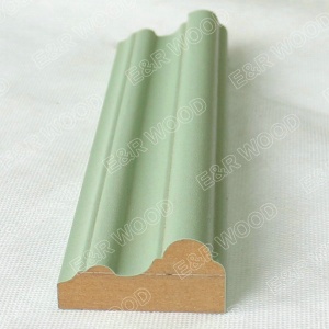 Different colors of PVC wrapped MDF moulding