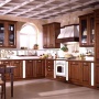Raised Square Maple Wood Kitchen Cabinet