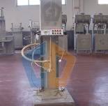 .Keg simple filling machine with two , four heads