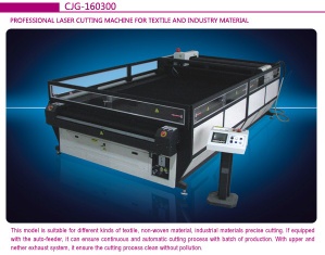 Textile and Industry Material Laser Cutting Machine