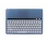 Blue Aluminum 3.0 Wireless Slim Bluetooth Keyboard With Stand for different size tablet