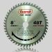 PCD saw blade for solid wood