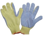 Kevlar Cow leather sewn Anti Cut Gloves - KAC-205