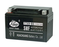 Factory activated motorcycle battery, scooter battery, storage battery - YTX9-BS