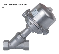 stainless steel angle seat valve Type H 3500