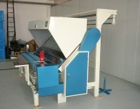 Cloth inspection machines and rewinding