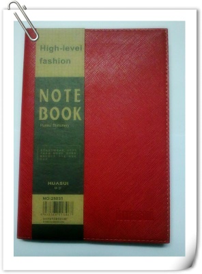 pvc leather like notebook
