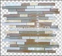 Glass Mix Marble Mosaic Tile