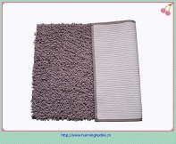 Loop velvet home floor mat ,backing latex anti-slip home bath mat