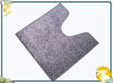 100%polyester closestool U shape  foot mat - bath Ushape mat