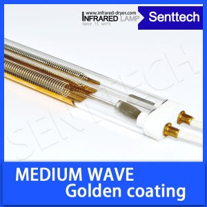Infrared lamp medium wave with golden reflector - SAKMGT