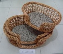 willow pet basket - pet basket