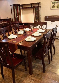 solid wood dining room set