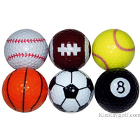 sports and novelty golf balls