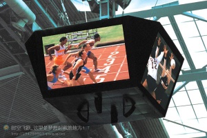 Double sided LED display screen for advertising