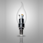 3W-E14-LED Bent-tip Bulb