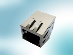 RJ45 Modular Jack Connector with Magnetic