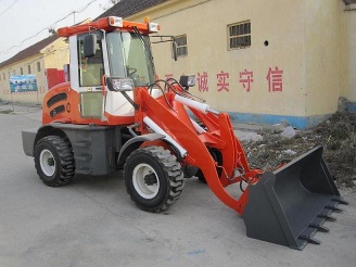hot sale use diesel EUROIII engine wheel loader ZL15 with joystick and quickhitch for CE