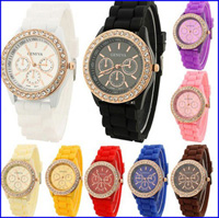 fashion japan movt analog silicone watches for ladies