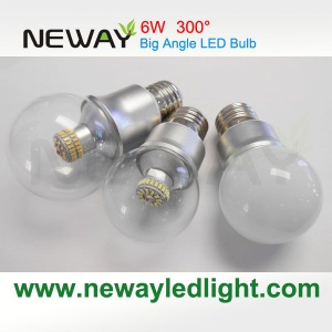 Mini 6W E27 300 Degrees LED Bulb Clear - NW-LED-Bulb-300T-6W-