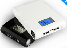 portable charger/power bank 12000mah with LCD display