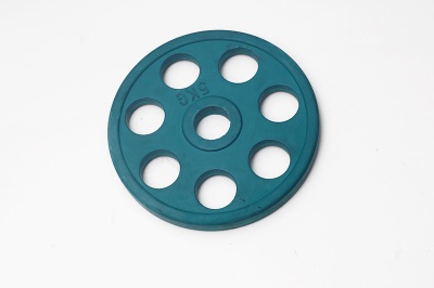 dumbbell plate with rubber coated