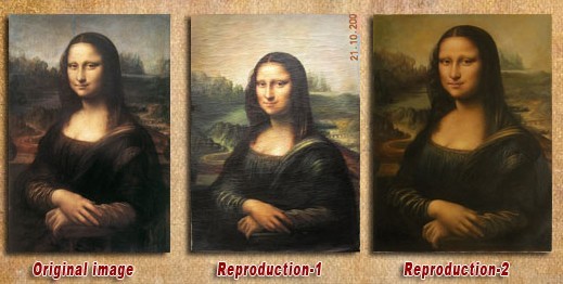 Mona Lisa painting reproduction, museum quality