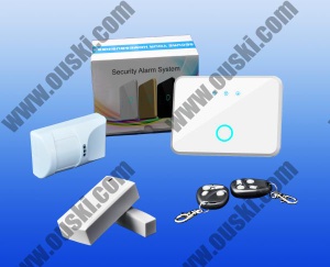 APP & Temperature control GSM alarm system A6