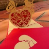 Heart - Handmade 3D greting card
