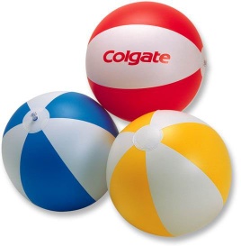 pvc inflatable beach ball for advertising