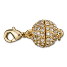 Crystal Magnetic Jewelry Clasp With Lobster Clasps