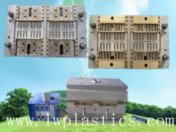 32 Cavities Round Dripper Mould with Semi Hot Runner - inline dripper mould