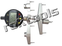 ROK digital radius gauge with five measuring jaws