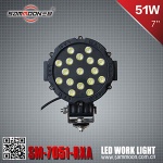 7 Inch 51W LED Work Light_SM-7051-RXA