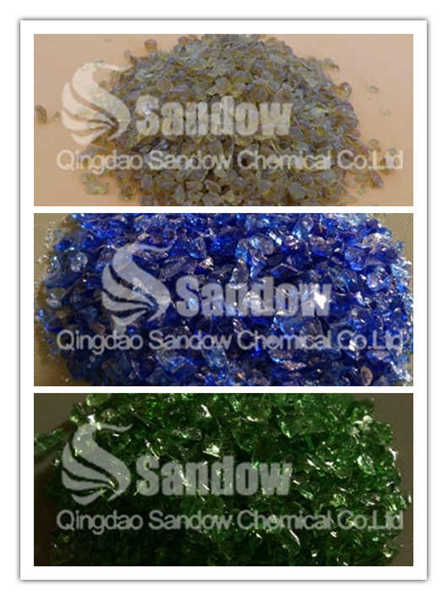 colored glass cullets for decoration