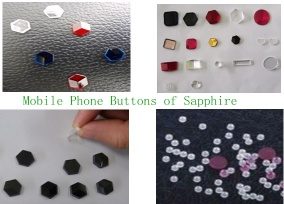Sapphire Ceramics Button of Mobile Phone