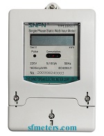 DDS227 LCD display Single Phase Electronic Meter