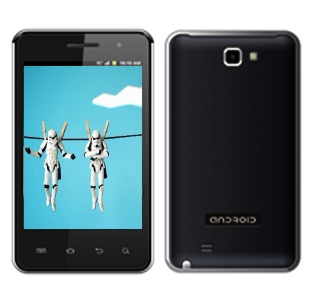 hot selling android 2.3 MT6513 dual sim 4\ smart phone