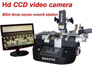 BGA510C rework station, CCD camera, LCD display