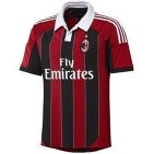 Ac milan 12/13 home soccer jerseys with shorts kit