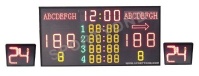 Basketball scoreboard with shot clock - sportyond08 gmail