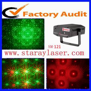 SM-121 mini red green colorful twinkling dj laser light disco homeparty laser