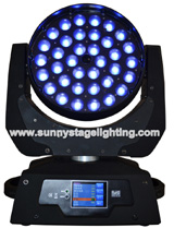 36pcs 4in1 zoom LED RGBW Moving Head Light