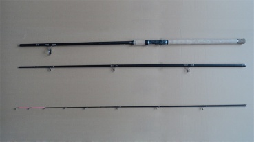 Feeder rod with three quiver tips