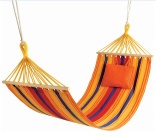 Colorful handmade canvas hammock