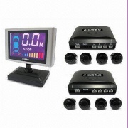 Wireless Double Main Box LCD Parking Sensor with Rated Voltage of 12V DC-sales@szcisbo.com