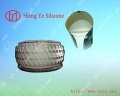 Platinum cured silicone rubber for tire mold